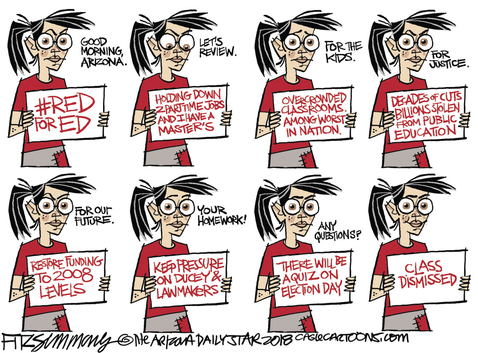 Daily Fitz Cartoon: #RED for ED
